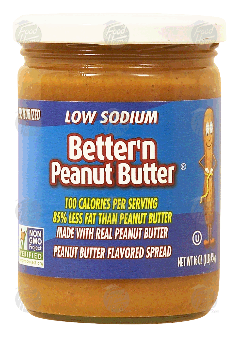 Better' n Peanut Butter peanut butter flavor spread, low sodium Full-Size Picture